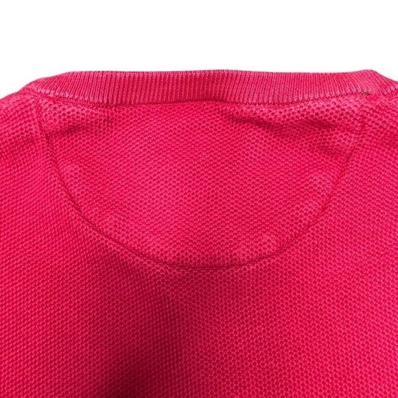 Polo Ralph Lauren Pima Cotton Men’s Sweater XL Red Crew Neck Knit Preppy Golf - Picture 5 of 8
